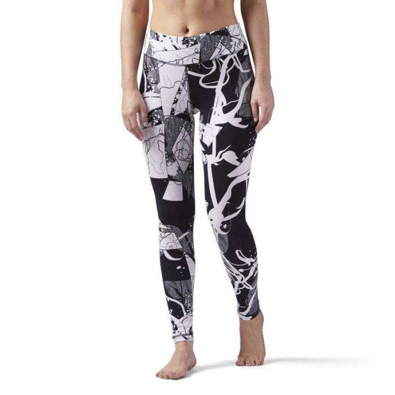 Woman Leggins EL LEGGING-ABSTRACT BLOSS
