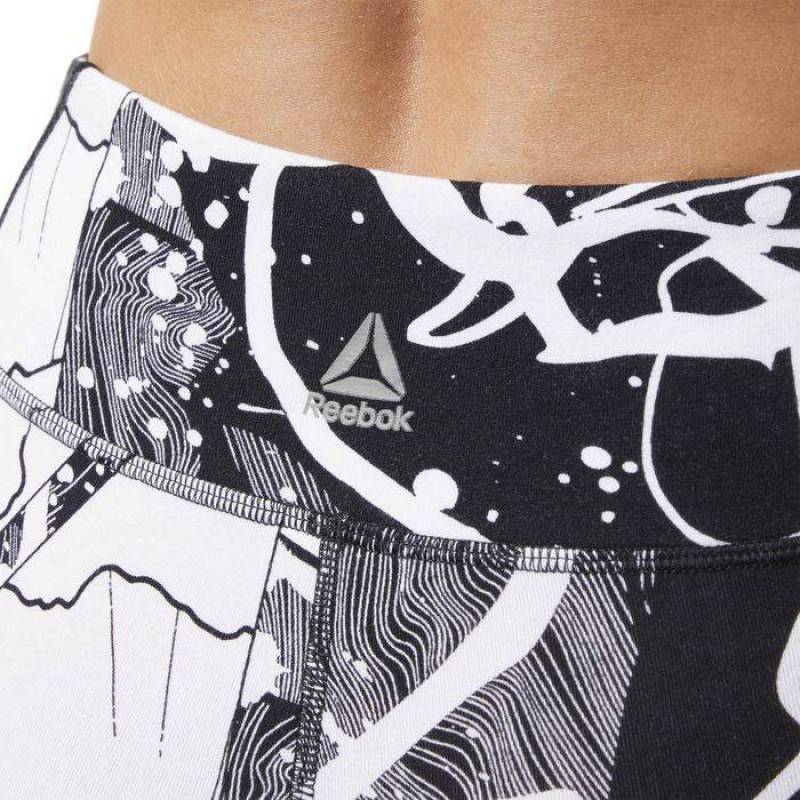 Woman Leggins EL LEGGING-ABSTRACT BLOSS