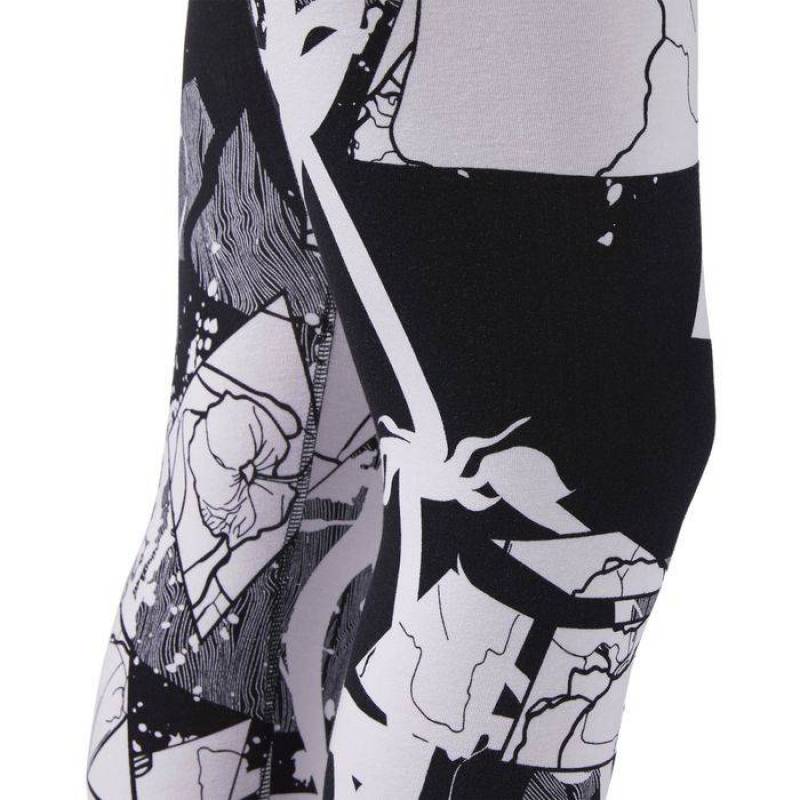 Woman Leggins EL LEGGING-ABSTRACT BLOSS