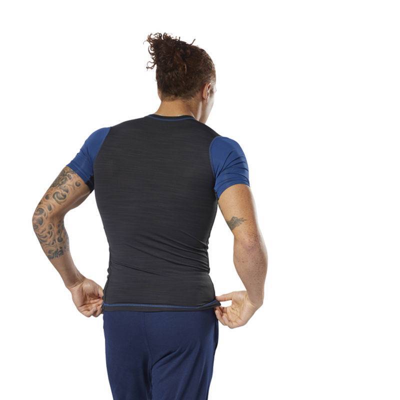 Man compression T-Shirt AC Comp Tee - AOP - D93795