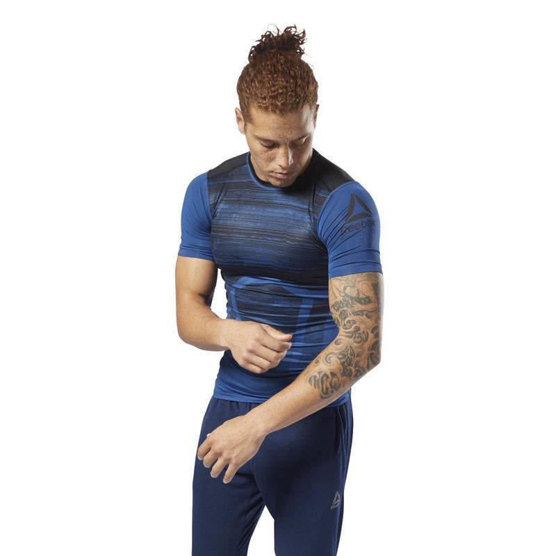 Man compression T-Shirt AC Comp Tee - AOP - D93795