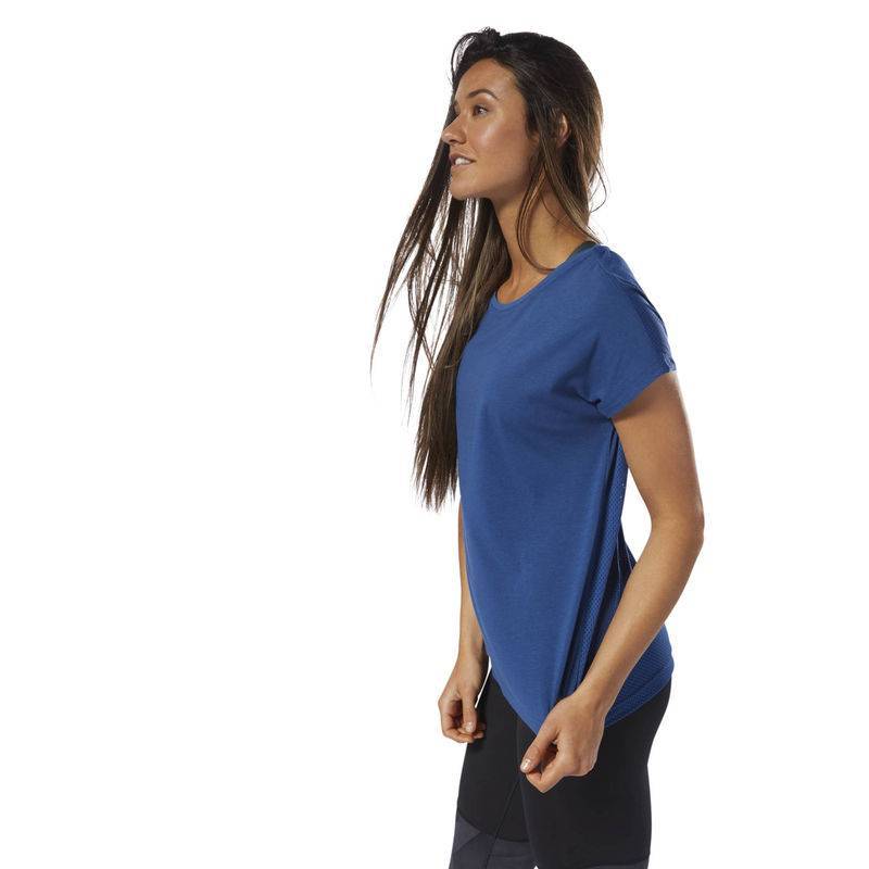 Woman T-Shirt WOR MESH PANEL TEE - D95036