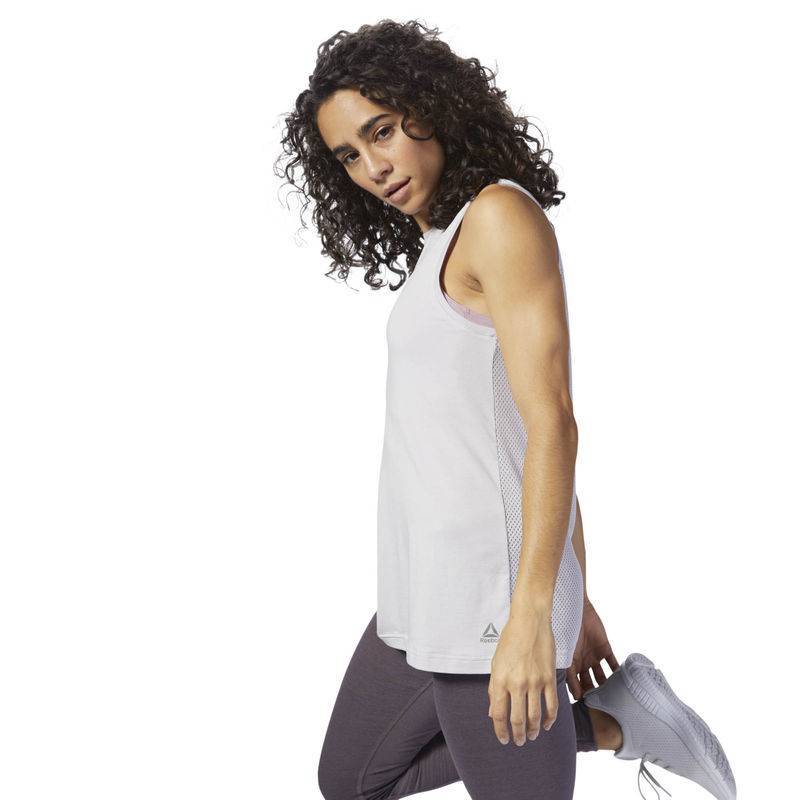 Woman top WOR MESH TANK - D95041