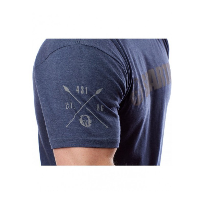 Man T-Shirt SPARTAN Logo Tee blue