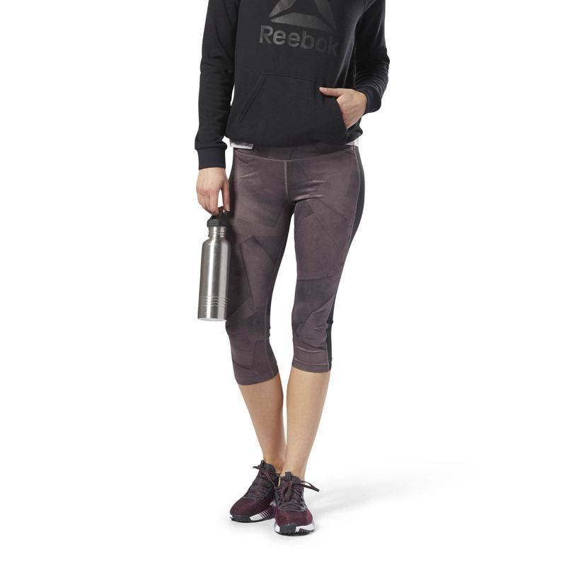 Woman Tight WOR PRINTED CAPRI - D95043