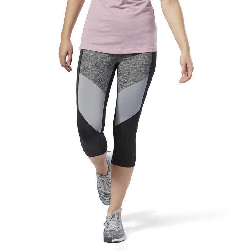 Woman Leggins US MELANGE CAPRI - DH2015