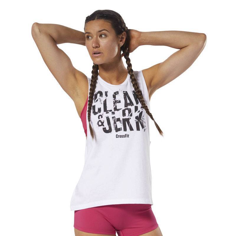 Woman top Reebok CrossFit Clean Jerk Muscle Tank - DH3719