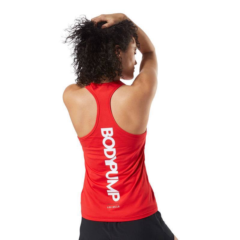 Woman top Les Mills BODYPUMP Racer Tank - DJ2187