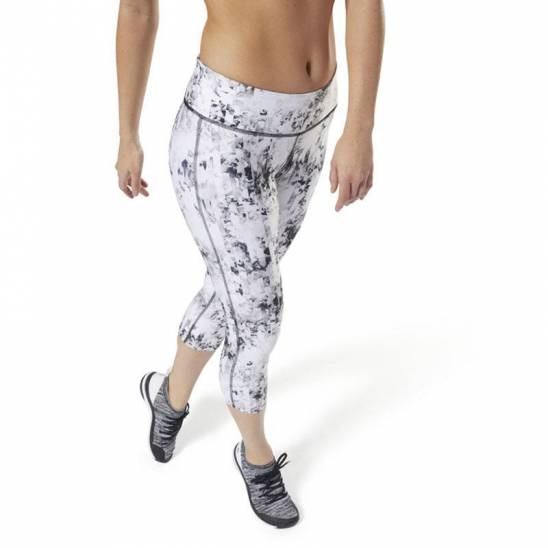 Woman Leggins Les Mills 3/4 CAPRI AOP DJ2191
