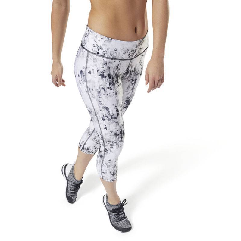 Woman Leggins Les Mills 3/4 CAPRI - AOP - DJ2191