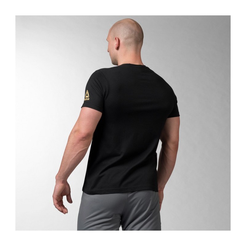 Man T-Shirt Reebok CrossFit Regionals Tee GOLD