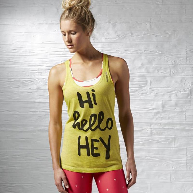 Woman Top Y HI HELLO TNK AA1613