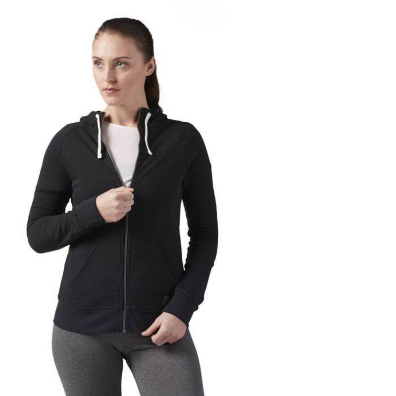 Woman hoodie EL FT FULL ZIP - CF8596