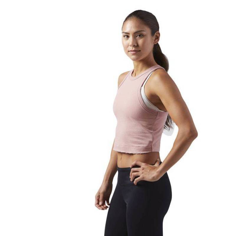 Dámský top EL WASHED CROP TANK