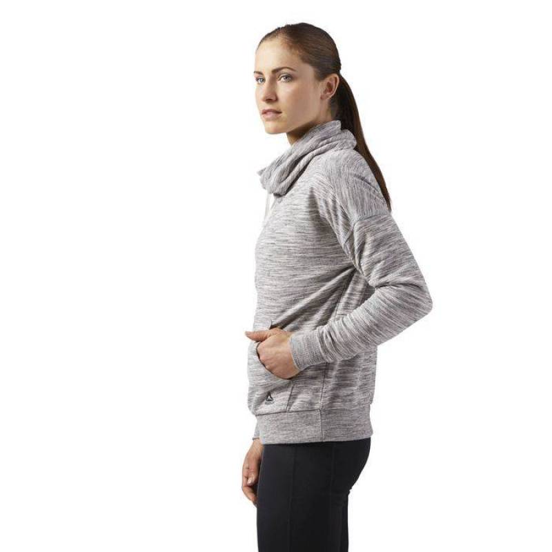 Dámská mikina EL MARBLE FT COWL - CF8643