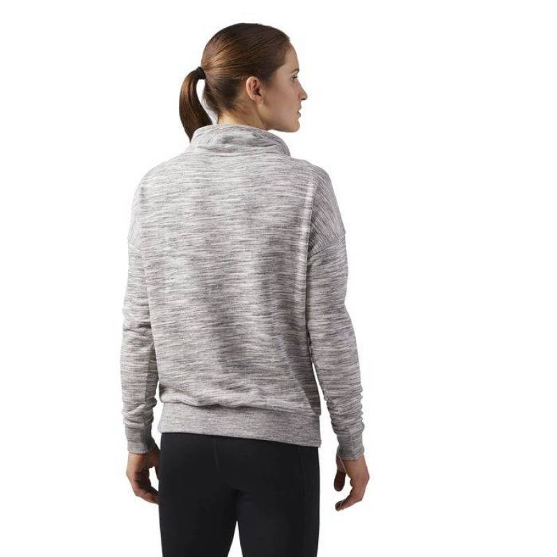 Dámská mikina EL MARBLE FT COWL - CF8643