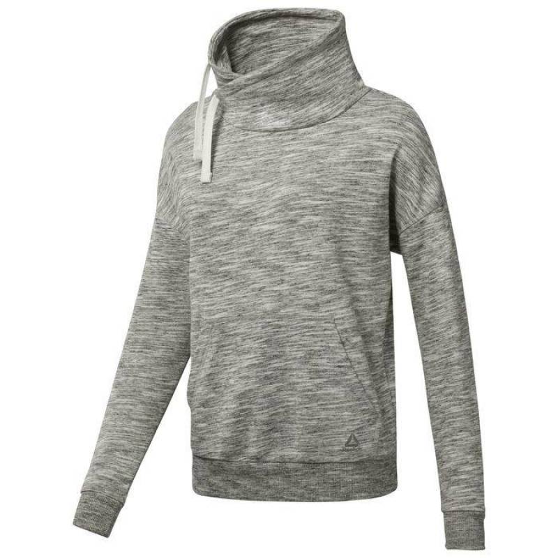 Dámská mikina EL MARBLE FT COWL - CF8643