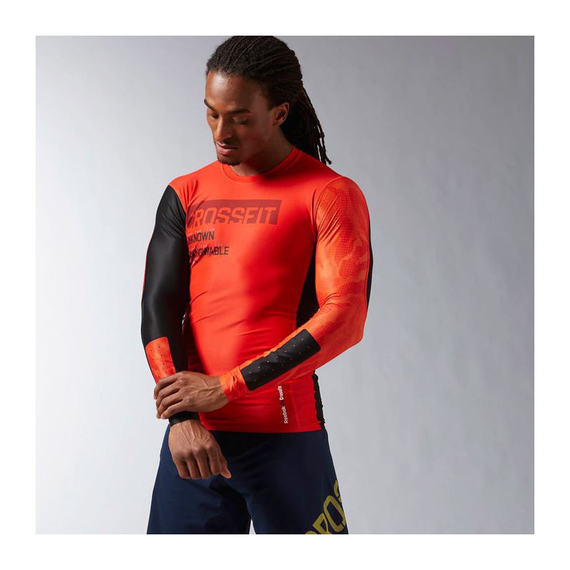 Man T-Shirt CrossFit LS Compression Shirt AP8947