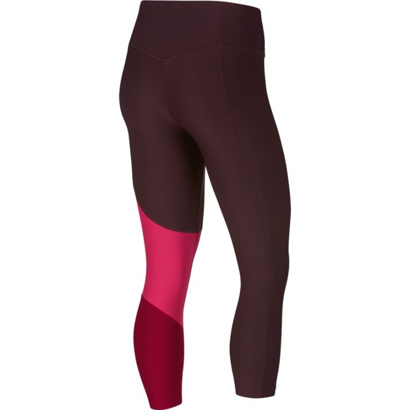 Woman training Tight 3/4 POWER CROP HBR FA TEAM