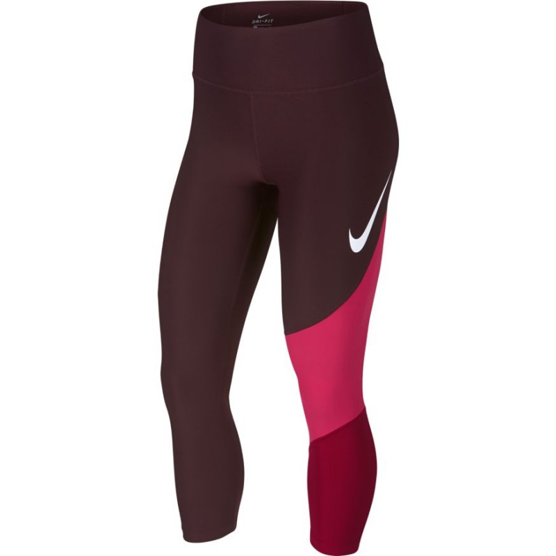 Woman training Tight 3/4 POWER CROP HBR FA TEAM