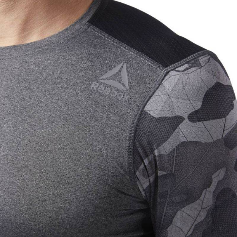 Man compression T-Shirt AC GRAPHIC LS TEE - CF3714