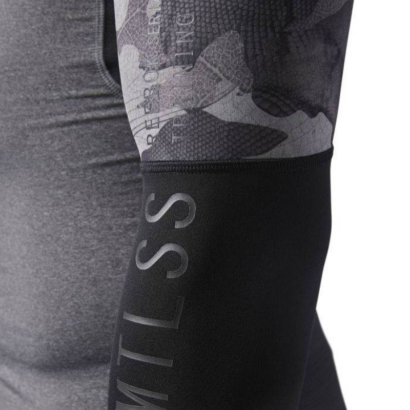 Man compression T-Shirt AC GRAPHIC LS TEE - CF3714