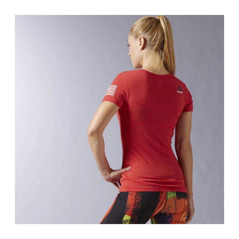 Woman T-Shirt Reebok CrossFit Forging Elite Fitne