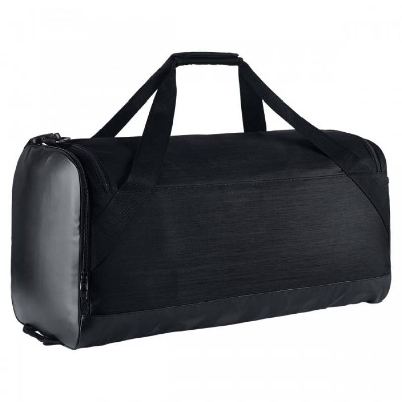 nike brasilia large black holdall