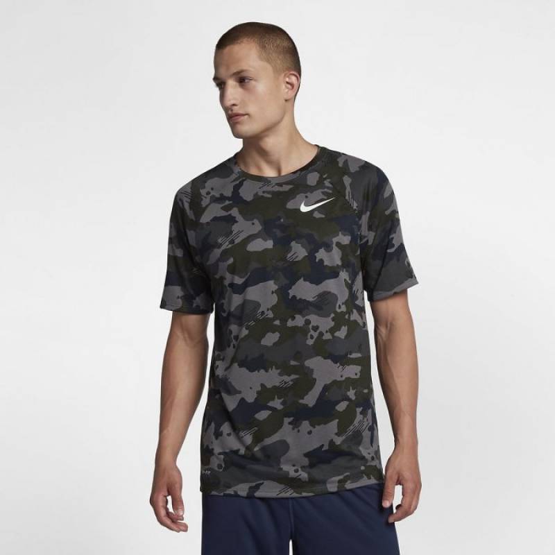 Pánské tričko DRY LEG TEE CAMO GREY 923524-036