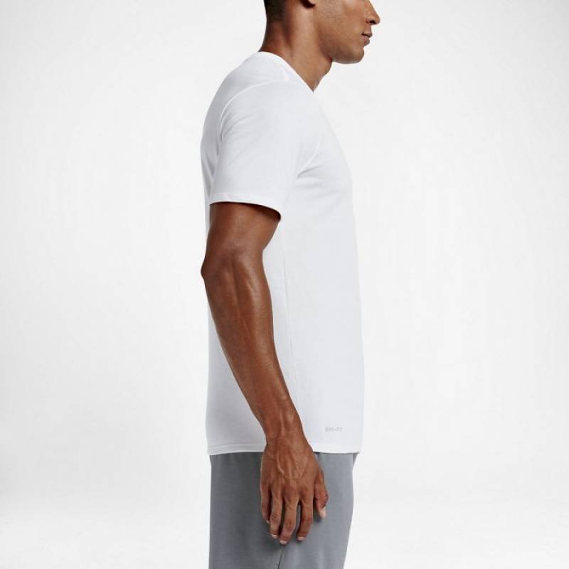 Man T-Shirt Nike Dri DFC 2.0 - white