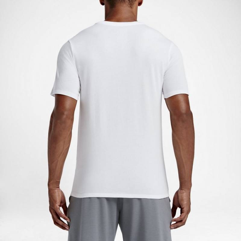 Man T-Shirt Nike Dri DFC 2.0 - white
