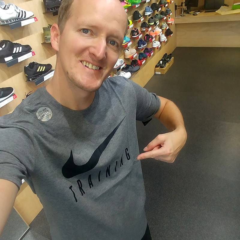 Man fitness T-Shirt Nike TRAINING - grey