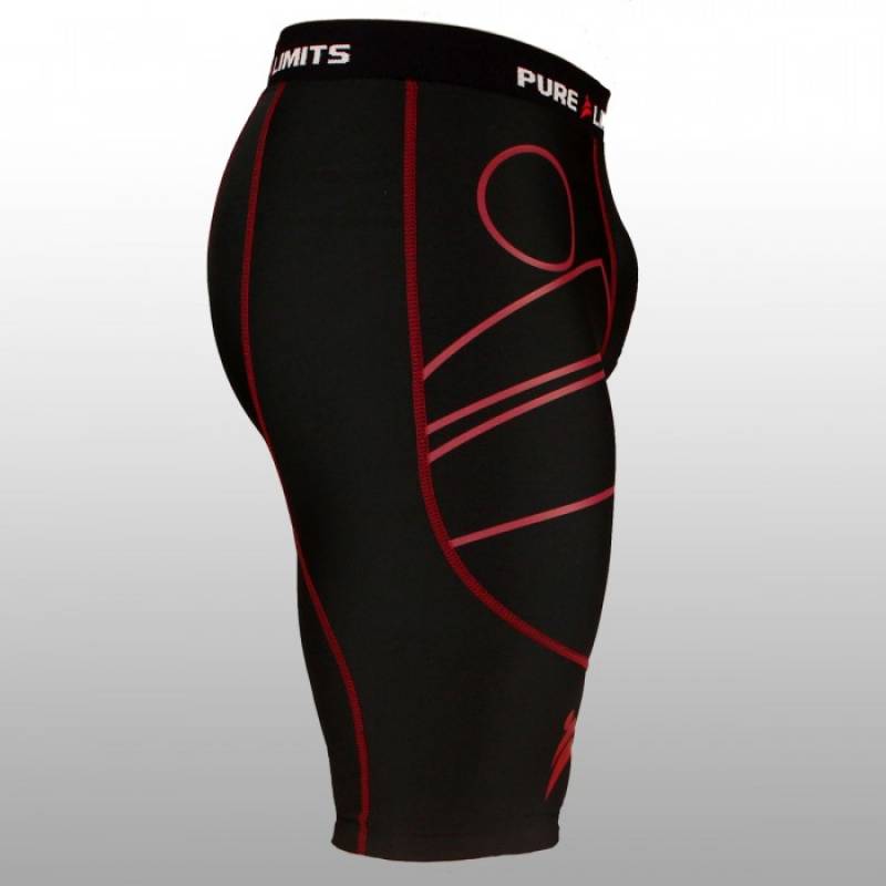 Pánské krátké kompresní kalhoty Red Series