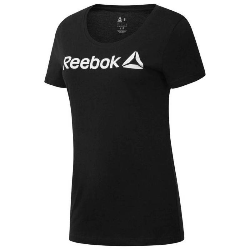 Woman T-Shirt Reebok LINEAR READ SCOOP - CF4455