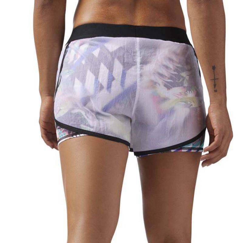 Dámské šortky 2-in-1 Woven Short - AOP CF3184