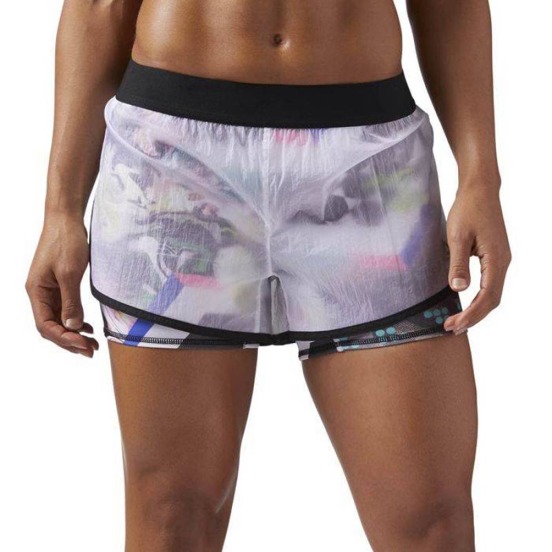 Dámské šortky 2-in-1 Woven Short - AOP CF3184