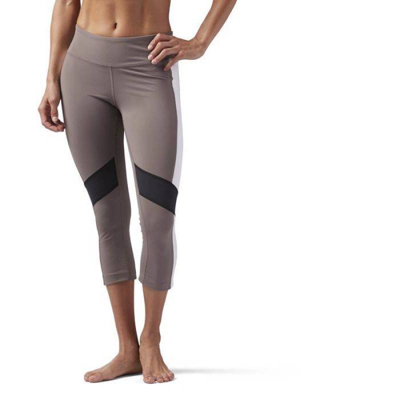 Dámské legíny LUX COLOR BLOCK CAPRI - CF5865