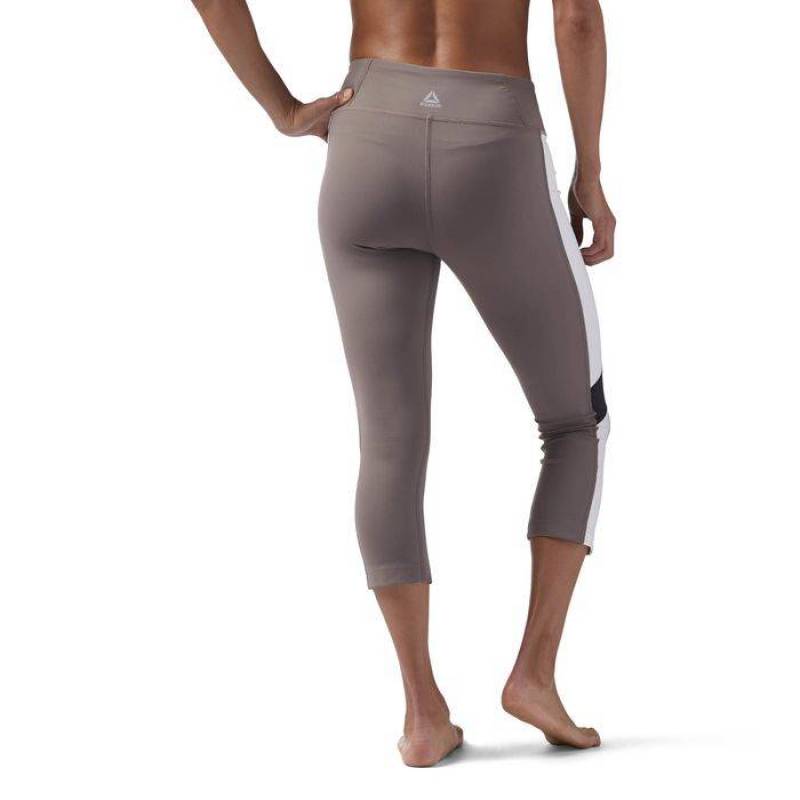 Dámské legíny LUX COLOR BLOCK CAPRI - CF5865