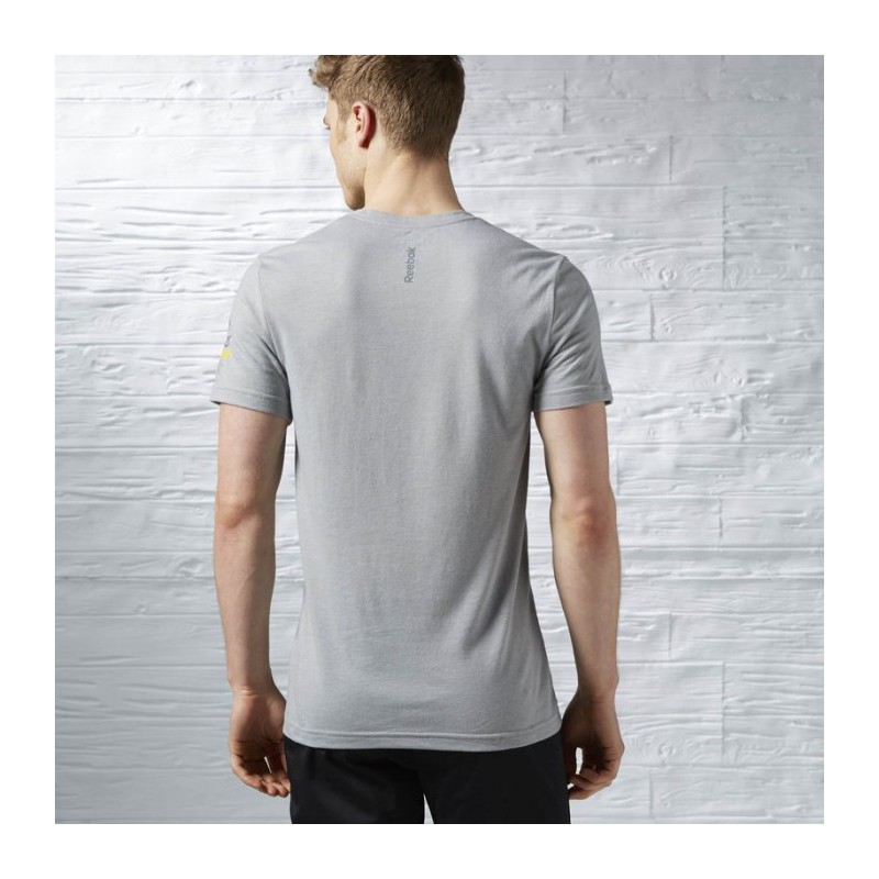 Man T-Shirt Reebok OTR Short Sleeve Tri-blend T