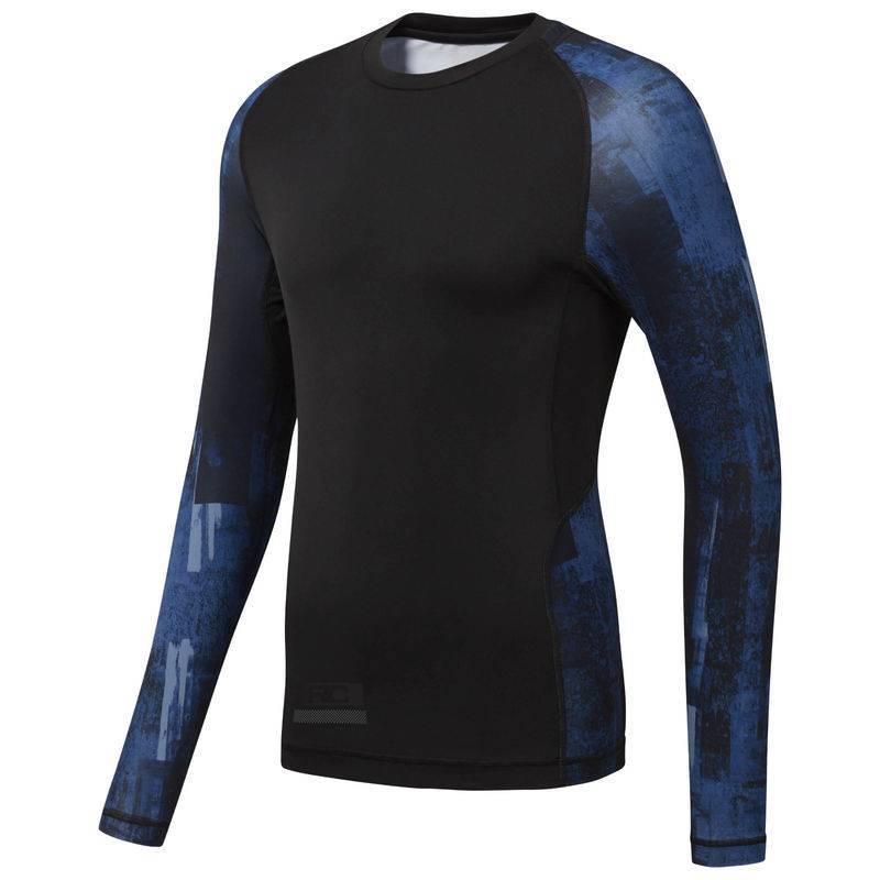 Herren T-Shirt kompressions Combat LS RashGuard - CY9964