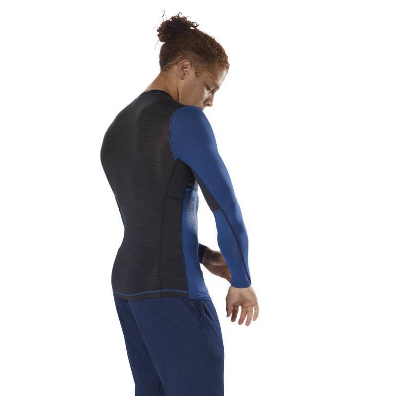 Man compression T-Shirt AC LS Comp Tee - AOP - D93760