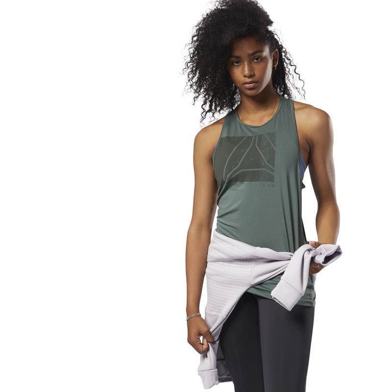 Woman top OS AC GRAPHIC TANK - D93875