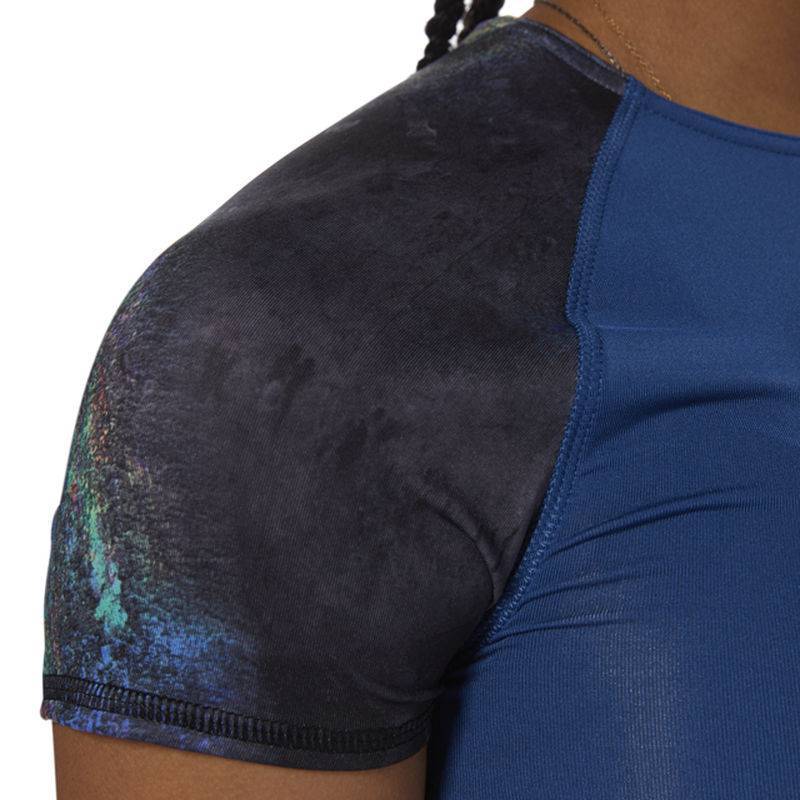 Woman compression T-Shirt OS AC COMP SS T OILSLICK - D93885