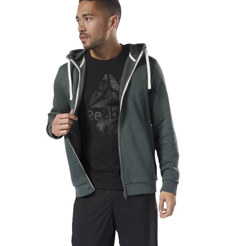 Man hoodie TE MARBLE GROUP FZ - D94190