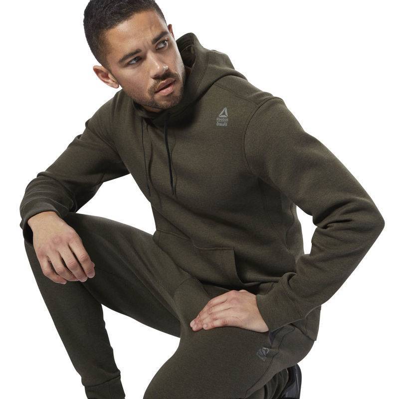 Man hoodie Reebok CrossFit Double Knit Hoodie - D94878