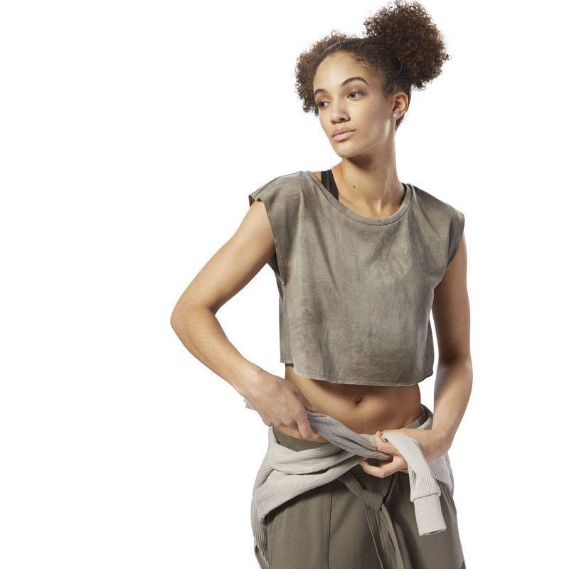 Woman T-Shirt Combat SprayDye Crop Tee - D95997