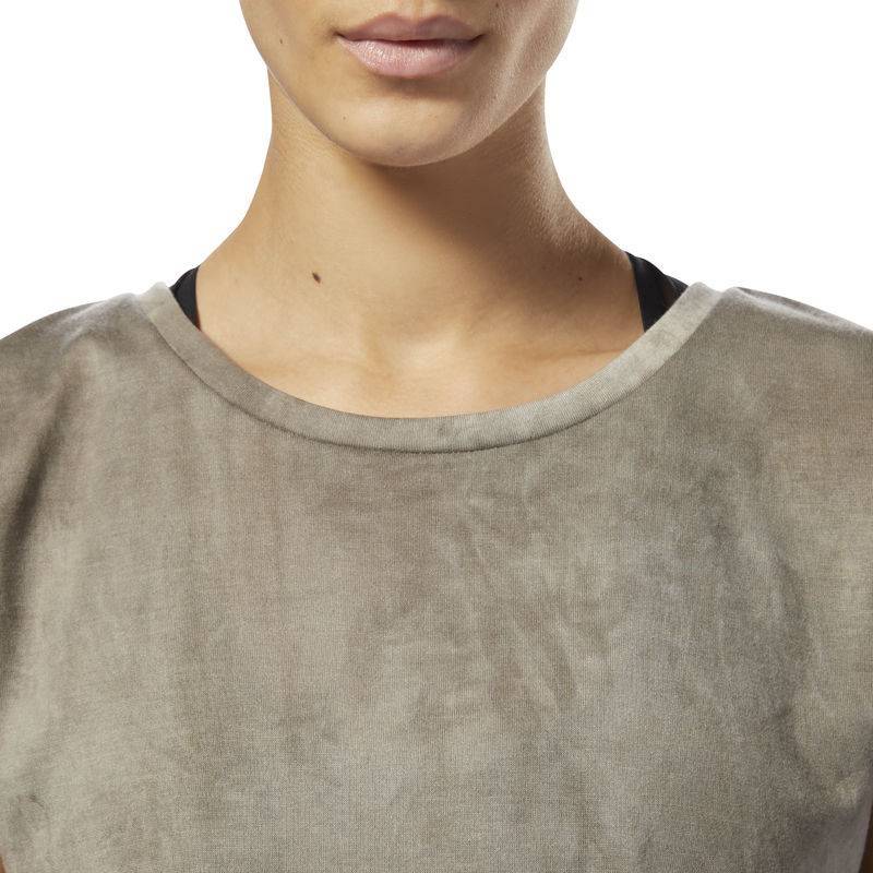 Woman T-Shirt Combat SprayDye Crop Tee - D95997