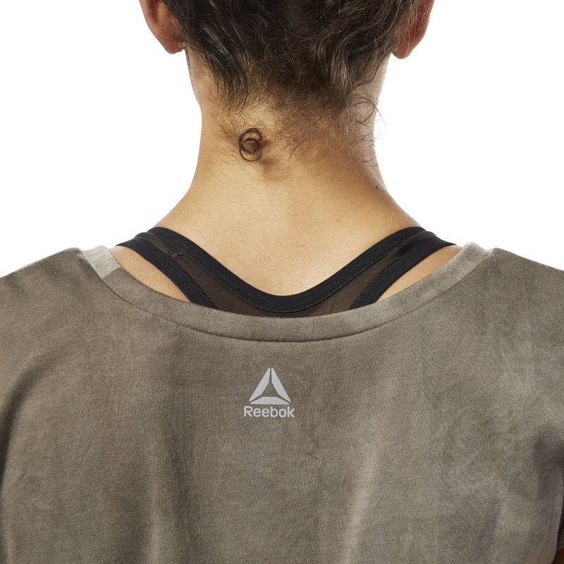 Woman T-Shirt Combat SprayDye Crop Tee - D95997