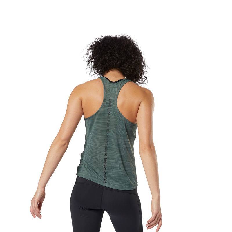 Woman top Les Mills Active Chill SLUB TANK - DJ2221