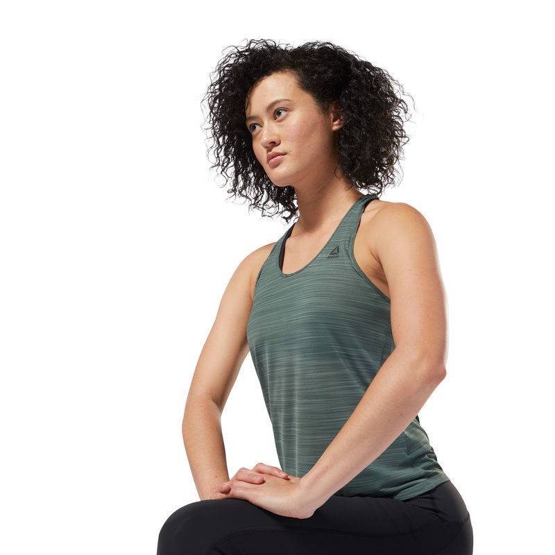 Woman top Les Mills Active Chill SLUB TANK - DJ2221